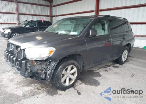2010 Toyota Highlander Base V6 from USA, damaged, VIN 5TDBK3EH9AS011192
